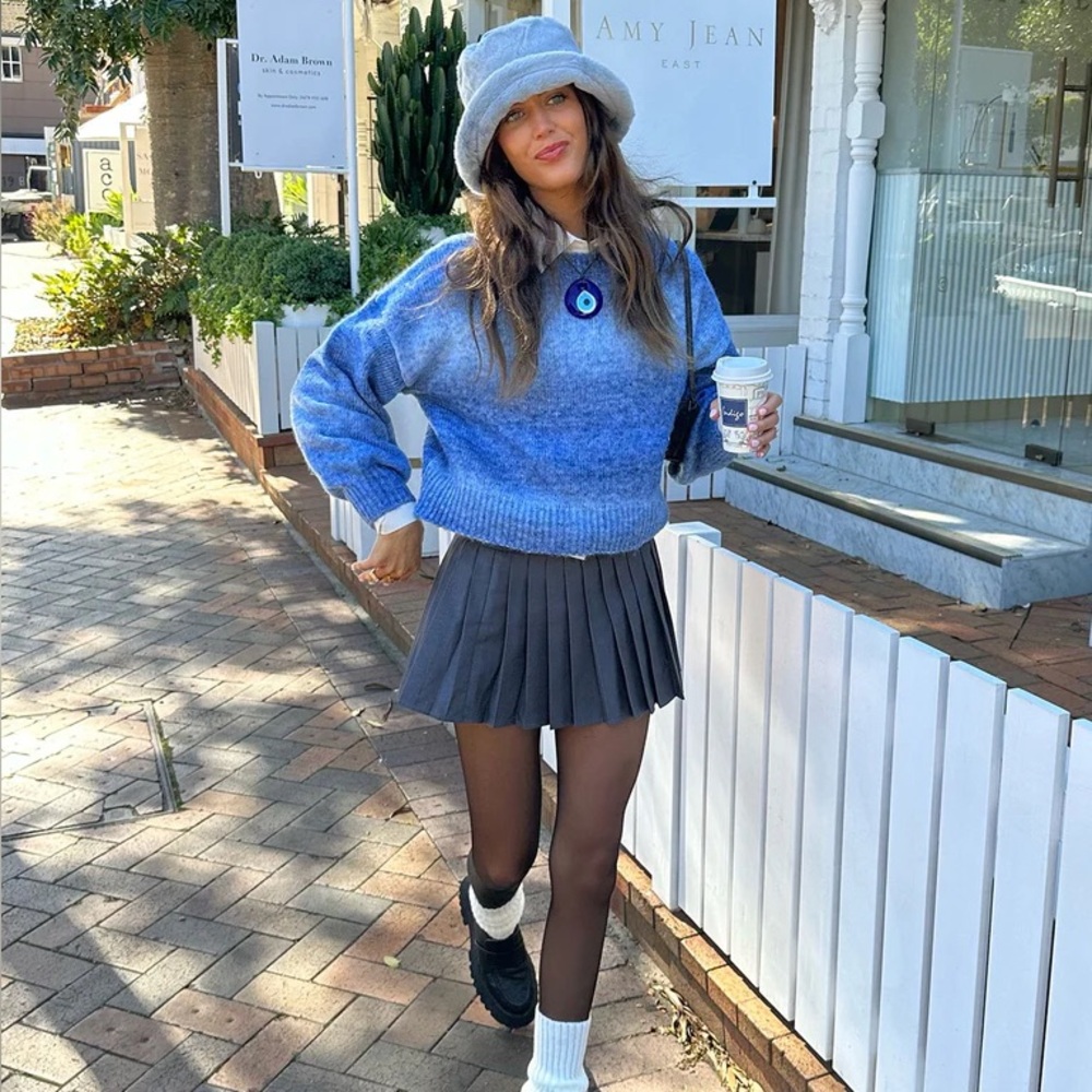 Princess Polly Adina Sweater Blue